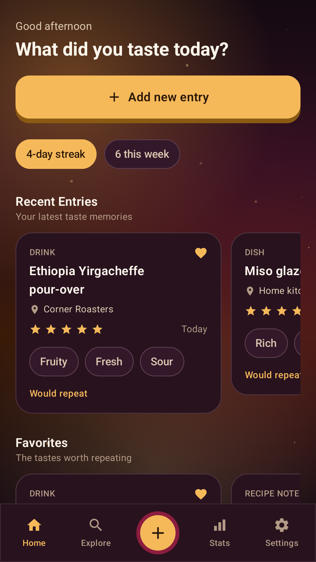 Create new creative block screen